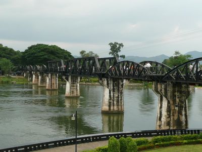 Photo of the bridge over the River Kwai